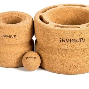 Inviguri Cork Massage 3 Piece Tool Set - Natural Cork New In Box